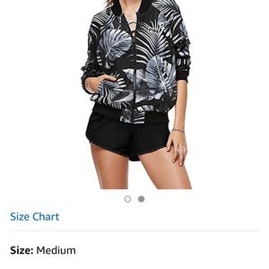 Victoria'sSecret Perforated BomberJacket Tropical